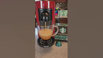 Starbucks Pike Place Coffee in Nespresso Vertuo Plus Coffee & Espresso Maker by De Longhi