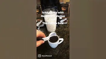 DIY Nespresso Vertuo capsules using the coffee seal Foils from Amazon. #nespressovertuo #diy #eco