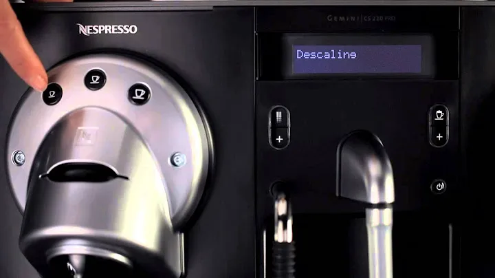 Nespresso Gemini CS200, CS220, CS203 и CS223 PRO: Как удалить накипь