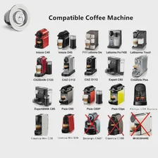 Многоразовые капсулы iCafilas для кофе Nespresso Inissia, капсулы Krups YY1531FD, нержавеющая сталь и Темпер, оптовая продажа (art.: 3a39db8b22f)