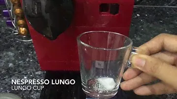 Nespresso coffee in Lungo Cups