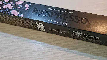 Nespresso Tokyo Lungo Coffee Unboxing 2023 World Explorations