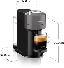 Nespresso Кофемашина капсульная De'Longhi Nespresso Vertuo Next ENV120, серый кофеварки и кофемашины