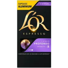 Кофе в капсулах Lor. Капсулы L’or Nespresso №8 Lungo Profondo. Фиолетовая коробка. 1 упаковка (10 капсул). Алюминиевые капсулы. Отличная и качественная альтернатива оригинальным капсулам Nespresso