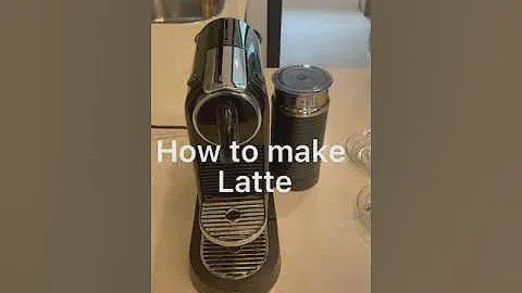 How to make Espresso and Latte with Delonghi EN267
