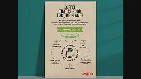 Gimoka compostable coffee capsules for Nespresso machine now available at Coffee capsules direct