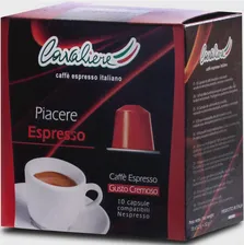Бакалея Caffe Cavaliere, "Espresso" (Nespresso) 10 Capsule