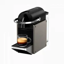Автоматическая капсульная кофемашина Nespresso Pixie C62, цвет титан