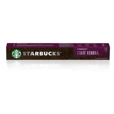 Кофе в капсулах Starbucks Сaffe Verona, 10 капсул для кофемашин Nespresso (Старбакс)