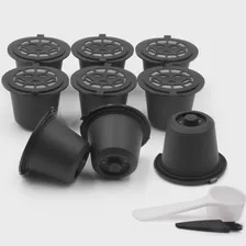 🛍 136 шт многоразовые капсулы кофе Nespresso чашка с ложка-кисточка PP кофе капсула заправка фильтр корзины Pod кафе кофе посуда