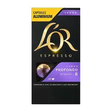 КОФЕ L'OR ESPRESSO LUNGO PROFONDO В КАПСУЛАХ, ДЛЯ СИСТЕМЫ NESPRESSO, 10шт/упак
