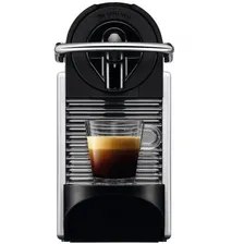 Кофемашина капсульная Delonghi Nespresso Pixie EN124.S серебристый