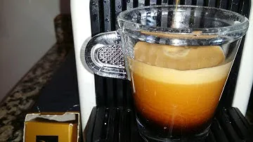 Nespresso Volluto gourmet coffee capsules on Delonghi (& Krups) Inissia machine. 4K UHD 2160p