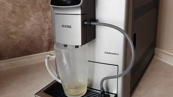 Очистка системы от кофейных масел (спец. таблеткой). Кофемашина Nivona CafeRomantica 821
