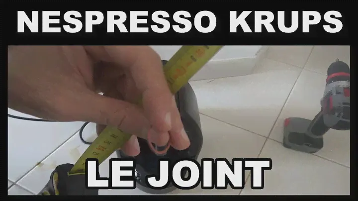 nespresso krups caractéristique du joint pour reparer la fuite d'eau Krups sur XN2003 Essenza