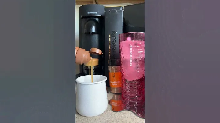 Nespresso Double Espresso Dolce #nespresso #nespressovertuo #espresso #starbucks