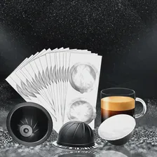 🛍 2020 пищевая Nespresso Vertuo многоразовая крышка, Уплотнительная наклейка, наклейка Nespresso Vertuoline, клей для кофе в капсулах, крышка для заваривания, фольга 62 мм