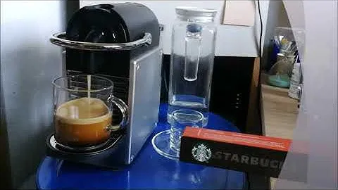 Nespresso Pixie: Lungo mit der Colombia-Kapsel von Starbucks
