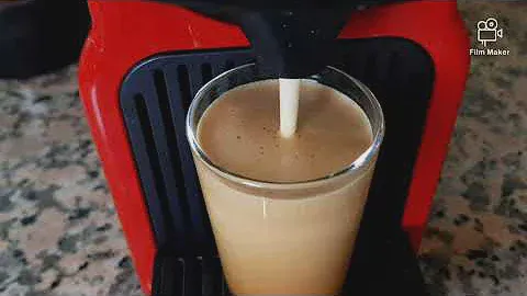 Starbucks Coffee Making using Nespresso machine.