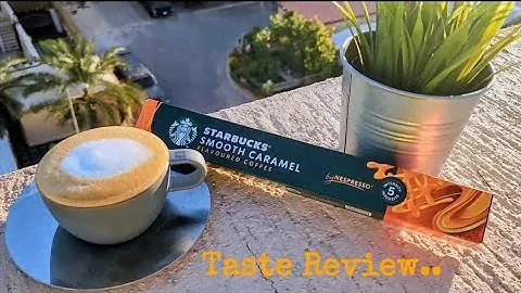 Starbucks Smooth Caramel Flavoured Coffee - Nespresso Original Review ☕️🧡