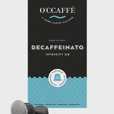 Кофе в капсулах, без кофеина O'CCAFFE Decaffeinato для системы Nespresso, 10 шт (Италия)