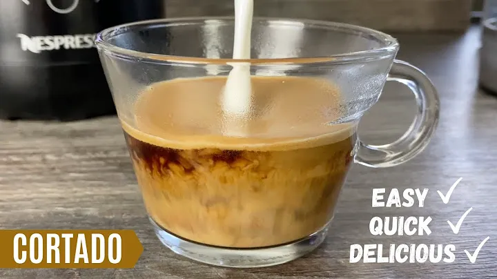 Кофе Nespresso Cortado с использованием пенообразователя для приготовления рецептов бариста | Рецепты Nespresso | А2В Продакшн
