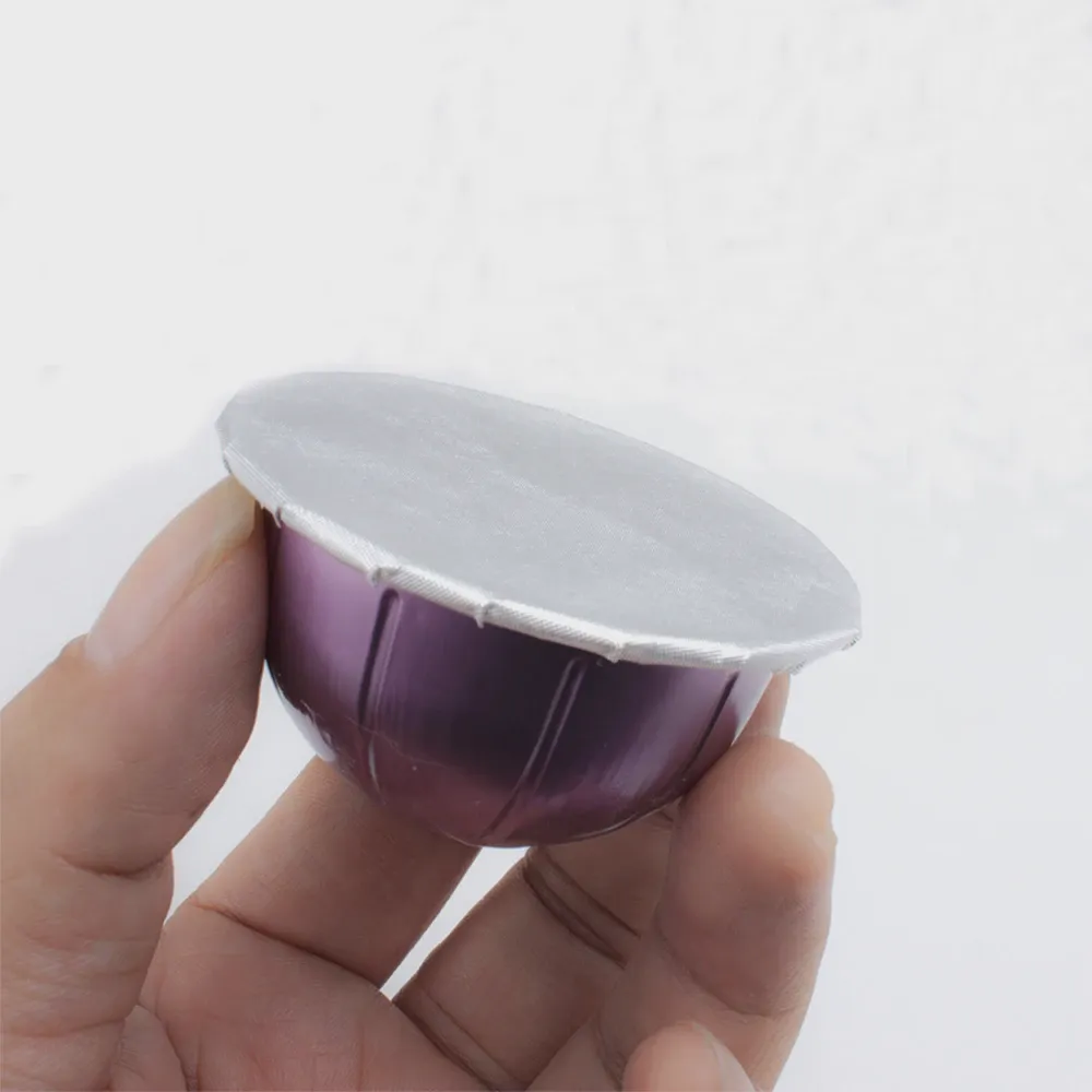 🛍 2020 пищевая Nespresso Vertuo многоразовая крышка, Уплотнительная наклейка, наклейка Nespresso Vertuoline, клей для кофе в капсулах, крышка для заваривания, фольга 62 мм-2