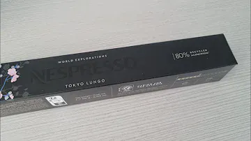 Tokyo Lungo Coffee Capsule - Nespresso Unboxing 2023