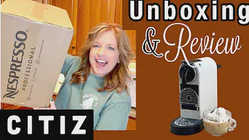 NEW 2022 Nespresso CITIZ unboxing setup & review | plus my first CARAMEL ICED LATTE ☕️