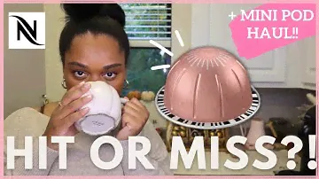 Taste With Me | New Nespresso Vertuo Vivida B12 Pod + Mini Nespresso Pod Haul!