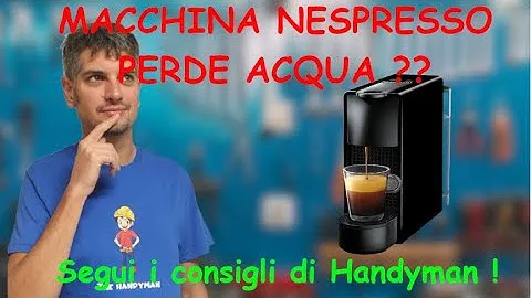 NESPRESSO KRUPS ESSENZA MINI PERDE ACQUA