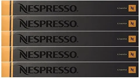 nespresso originalline capsules livanto 50 count