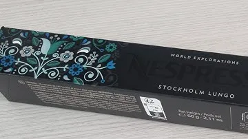 Stockholm Lungo Coffee Pods | Nespresso Unboxing 2023
