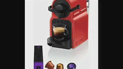 Nespresso Inissia XN1005, Macchina da caffè di Krups, colore Ruby Red