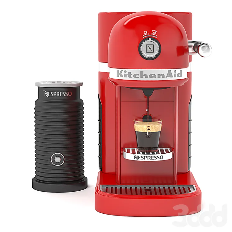 Капсульная кофемашина Kitchenaid Nespresso - Техника - 3D модель-0